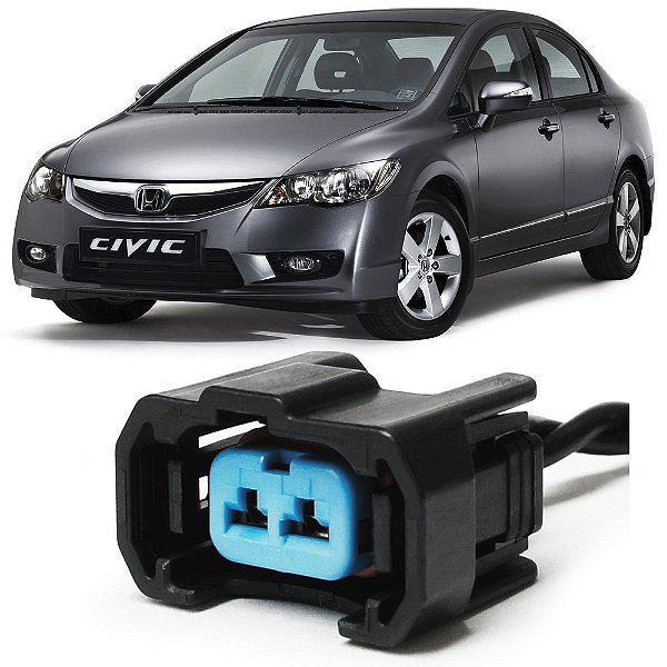 Plug Conector Chicote Bico Injetor Honda Civic Fit CRV 1.8 2.0 - 1 X