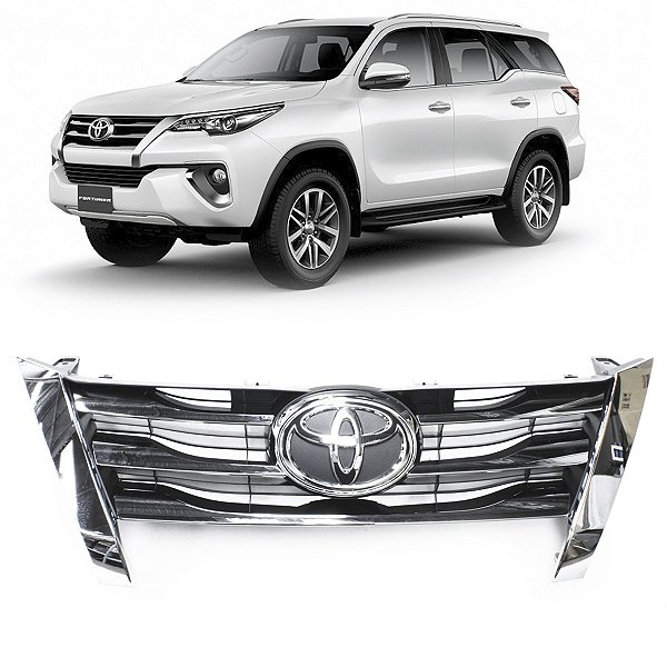 Grade Para-Choque Toyota Hilux SW4 2016 a 2020 Dianteira OEM 531110k790