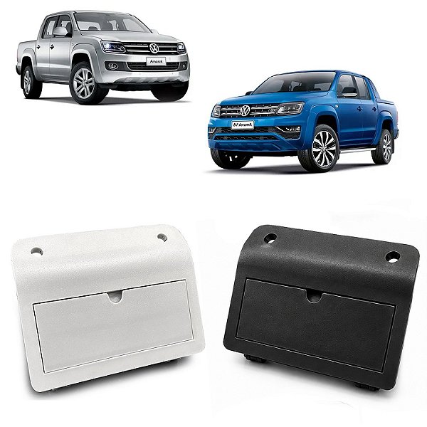 Porta Óculos de Teto Completo Volkswagen Amarok 2011 12 13 14 15 16 17 18 19 20 21 22 23 24 2025 - Inteiro com Tampa kit completo