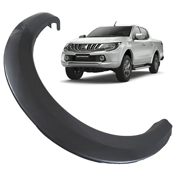 Alargador Para-Lamas Mitsubishi L200 Triton 2017 a 2022 - Dianteiro Direito OEM 7407A628HB