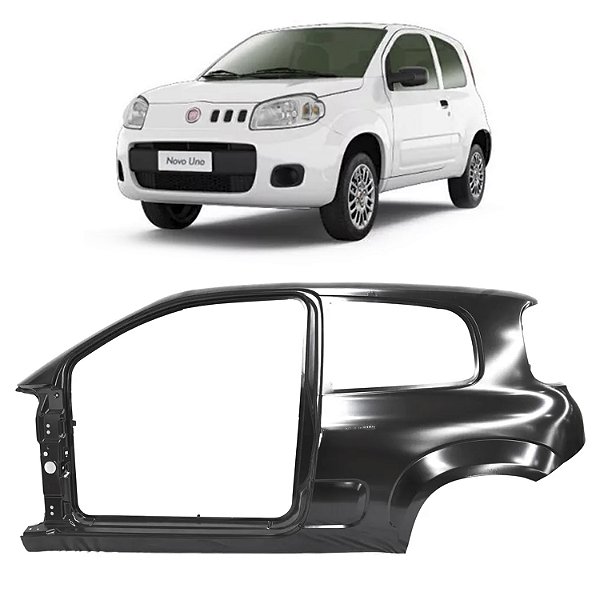 Lateral Painel Fiat Uno 2 Portas 2010 a 2020 - Esquerda OEM 51836951
