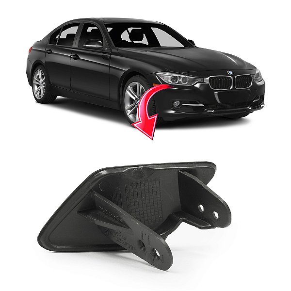 Tampa Limpador Esguicho Água Farol Bmw 320i F30 2013 a 2017 - OEM 51117293032 Lado: Direito (Passageiro)