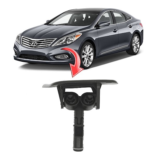 Tampa Limpador Esguicho de Água Xenon Hyundai Azera 2012 a 2014 - OEM 986803V000 Lado: Esquerdo (Motorista)