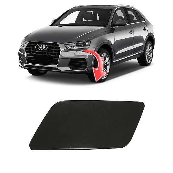 Tampa Limpador Esguicho Água Farol Audi Q3 2013 a 2015 - OEM 8U0955275E Lado:Esquerdo (motorista)