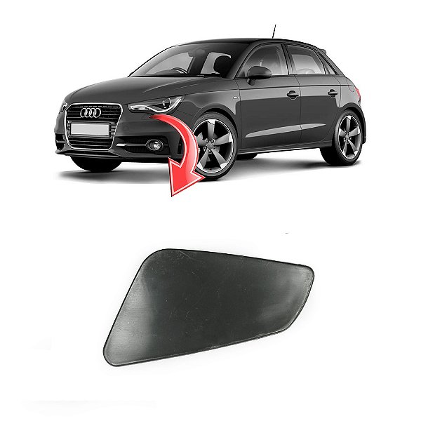 Tampa Limpador Esguicho Água Farol Audi A1 2010 a 2015 - OEM 8X0955275 Lado: Esquerdo (Motorista)