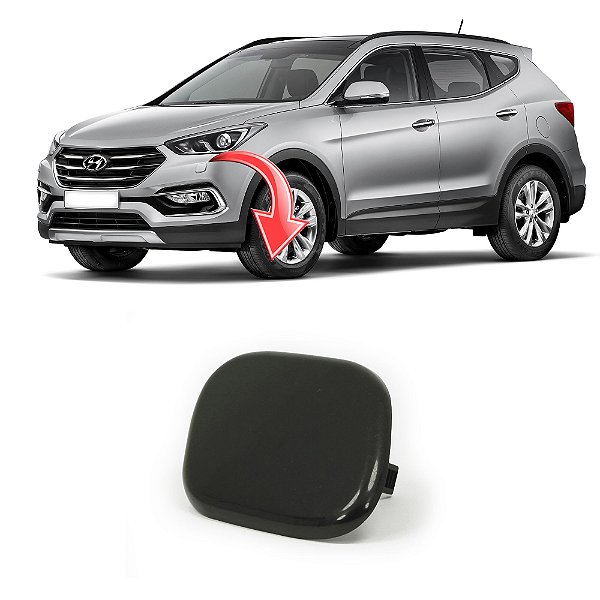 Tampa Limpador Esguicho Água Farol Hyundai Santa Fé 2014 a 2016 - OEM 986812W000 Lado: Esquerdo (Motorista