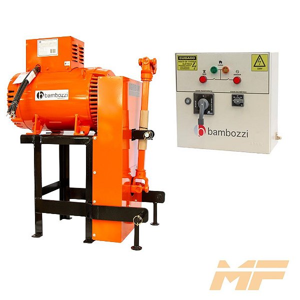 Gerador Tratorizado Bambozzi 12,5kva Trifásico 220v C/ Avr