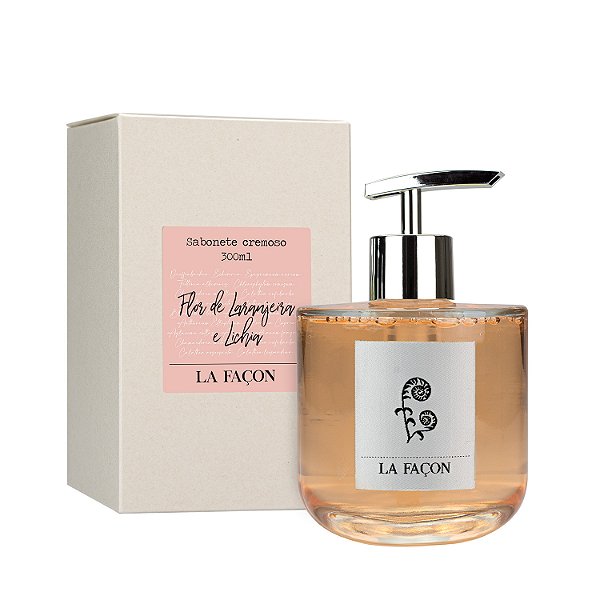 Sabonete Natural Flor de Laranjeira e Lichia - 300ml