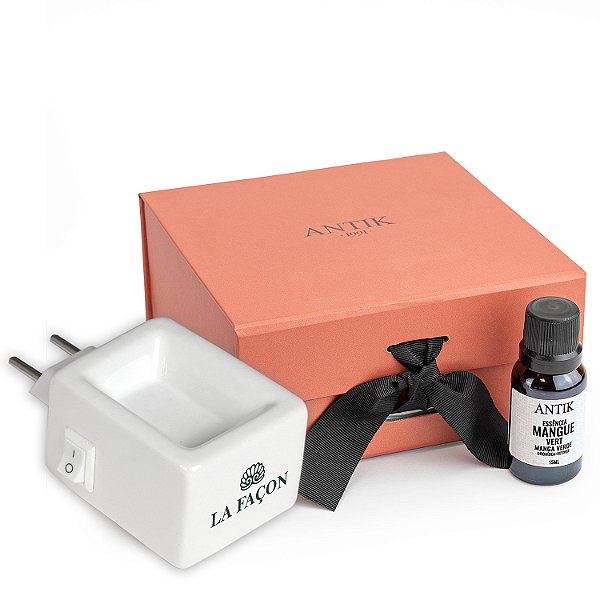 Difusor Elétrico In Box + Essência Mangue Vert - 15ml