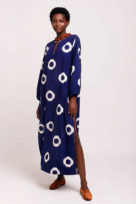 Blue Manda Kaftan