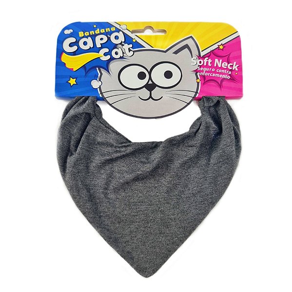 Bandana Capa Cat - Mescla Escura