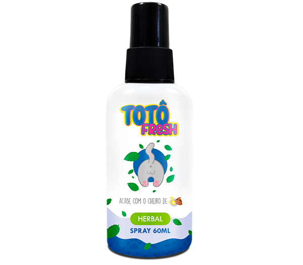 Totô Fresh 60ml - Neutralizador de Mau Cheiro (Herbal)