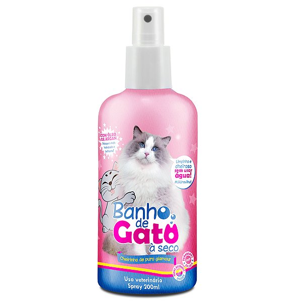 Banho de Gato a Seco 200 ml - Cheirinho de Puro Glamour