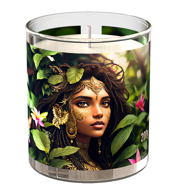 Vela Aromática Elemento Terra - Patchouli e Manjericão 200g
