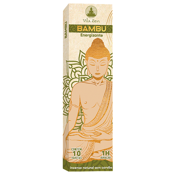 Incenso Budha Vila Zen - Bambu - Energizante 10 Varetas