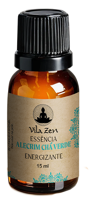 Essências Vila Zen 15 ml Alecrim e Chá Verde - Energizante
