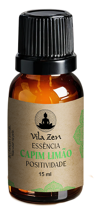Essências Vila Zen 15 ml Capim Limão - Positividade