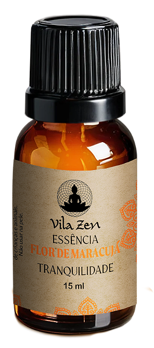 Essências Vila Zen 15 ml Flor de Maracujá - Tranquilidade