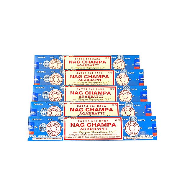 Incenso Nag Champa  15g 8 varejas