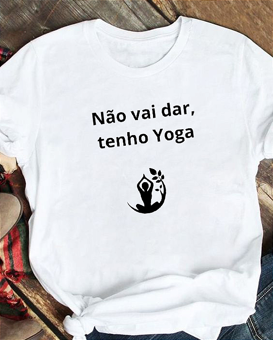 Camiseta Yoga fitness meditacao Paula Camacho Store