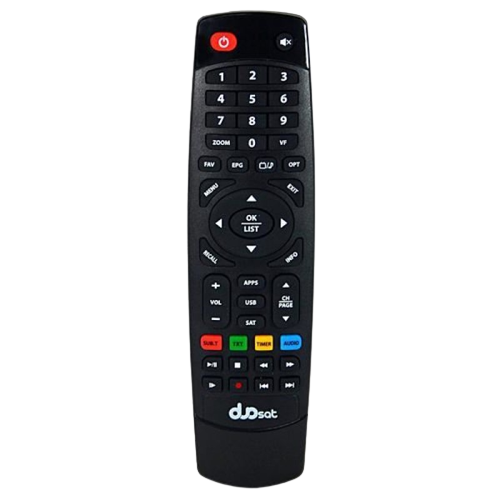 Controle Remoto Duosat Troy HD Platinum