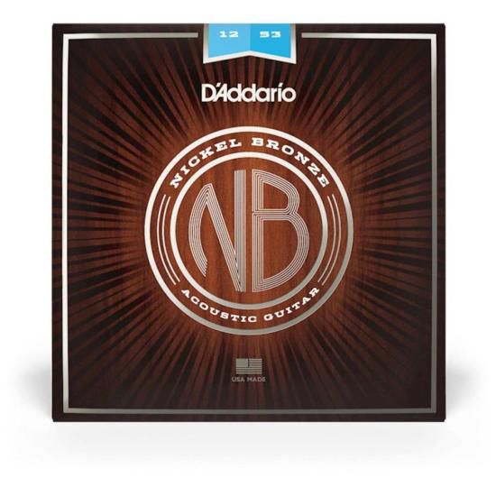 Encordoamento para Violão Aço Nb1253 .012 ~ .053 Níquel Bronze d Addario