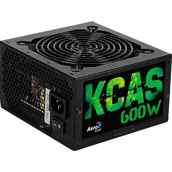 Fonte Gamer Atx Kcas 600w 80 Plus Full Range Bronze Aerocool