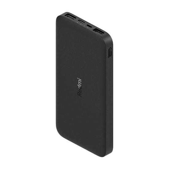 Carregador Portátil Xiaomi Redmi Power Bank 10000mah Preto