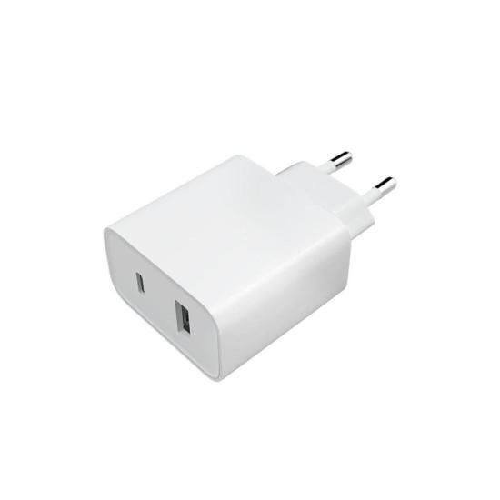 Carregador Ultra Rápido Xiaomi 33w 2 Saídas Usb Branco