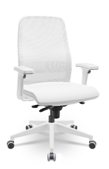 Cadeira TITAN ESTOFADA BRANCA