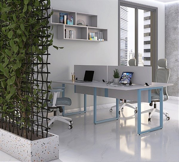 ​​​​​​​Mesa Plataforma PD Light pé aço