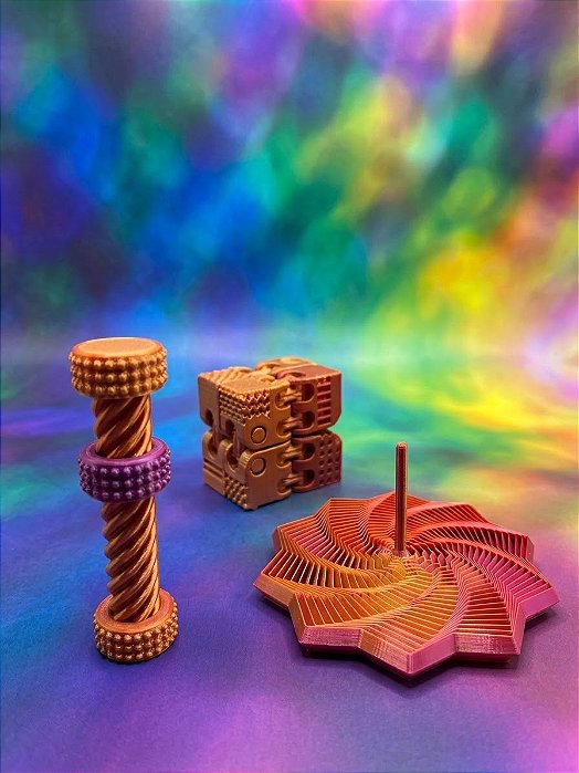 Kit Fidget Evo: O Poder do Foco e do Alívio em Suas Mãos! 🌀✨