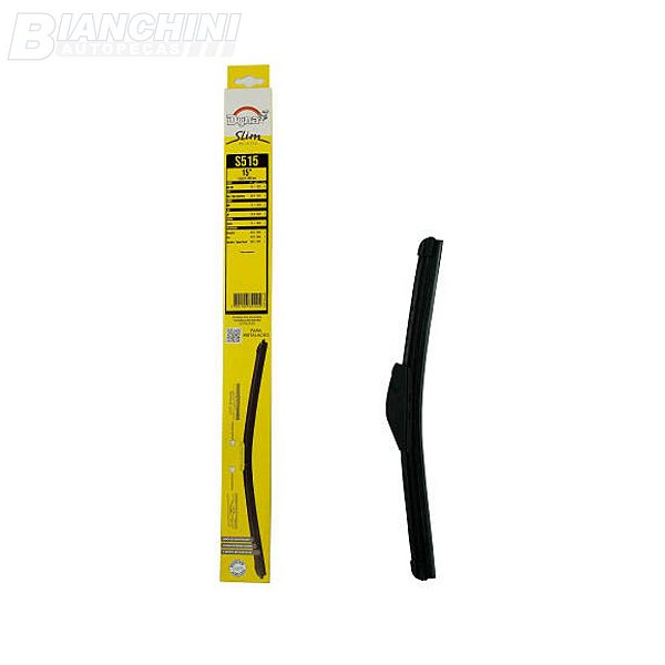 PALHETA DIANT SLIM 1 LADO 15 POLEGADAS  VW-FIAT-HONDA-NISSAN-JAC-CHERY DYNA S515 SENTRA-FOX-NEW QQ-J6