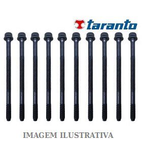 JOGO PARAFUSOS CABECOTE GM TARANTO B430000 BLAZER/S10