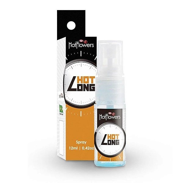 Hot Long Spray - Prolongador de Ereção Hot Flowers 12ml