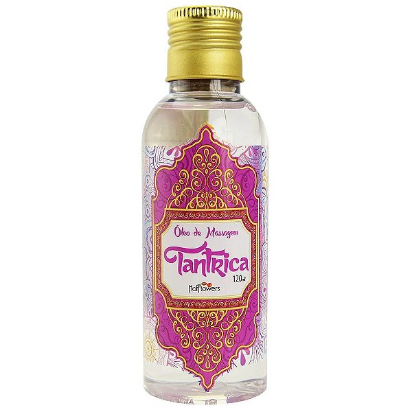 Óleo de Massagem Sensual Tântrica Hot Flowers 120ml