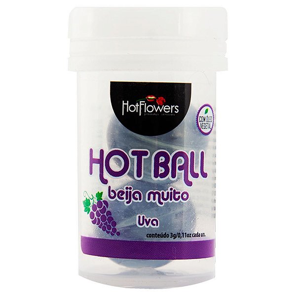 Hot Ball Beija Muito Duplo Uva Hot Flowers