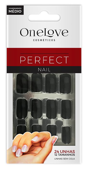 OL-514 Unhas Postiças Sem Cola Preta SC