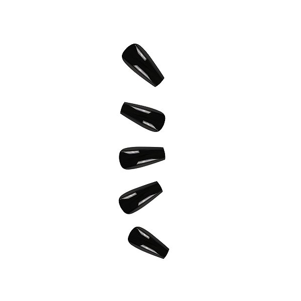 Unha Postiça Autocolante Black Ballerina Gloss
