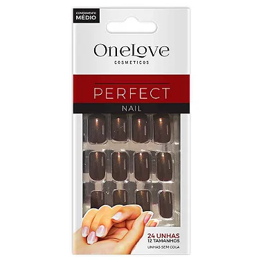 Combo unhas postiças Choc mais Cola de 5g