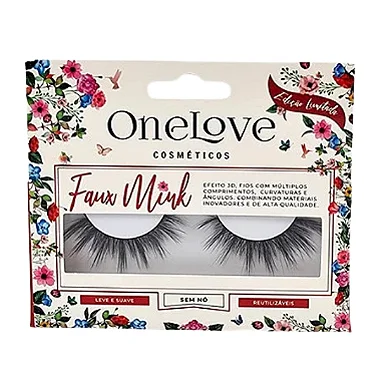 Combo Cilios Faux Mink Paris mais Cola de 7g