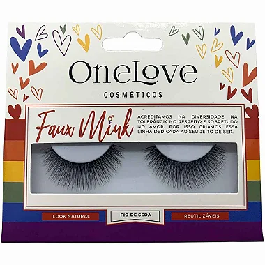Combo Cilios faux mink Para Todos 1 mais Cola de 7g