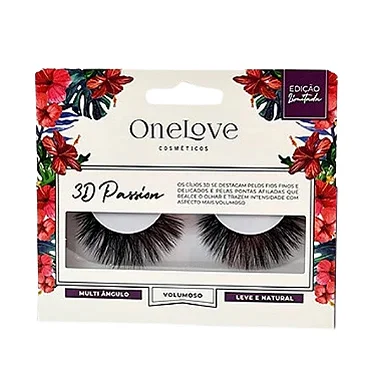Combo Cilios 3D Passion 2 mais Cola de 7g