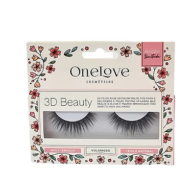 Combo Cilios 3D Beauty 1 mais Cola de 7g