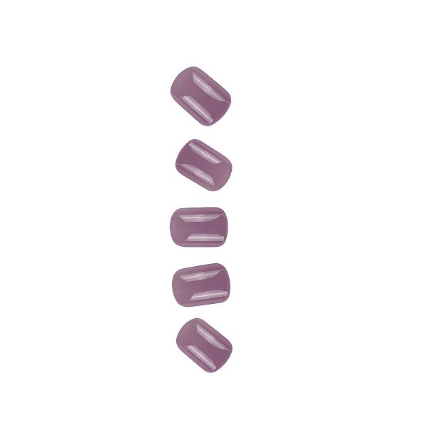 Unha Postiça Autocolante Mauve Mist Gloss