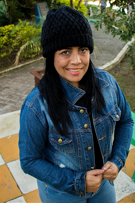 Gorro preto Pipoca