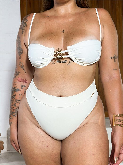 Biquíni White Sun Hot Pant