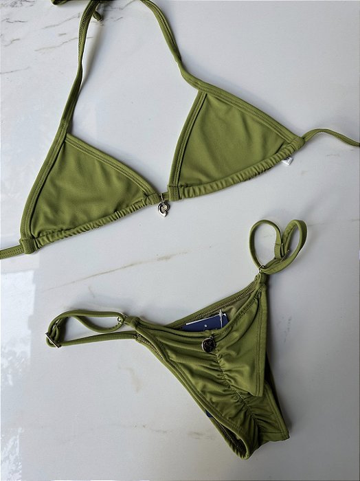 Biquíni Cortininha Up Bumbum Verde Pistache