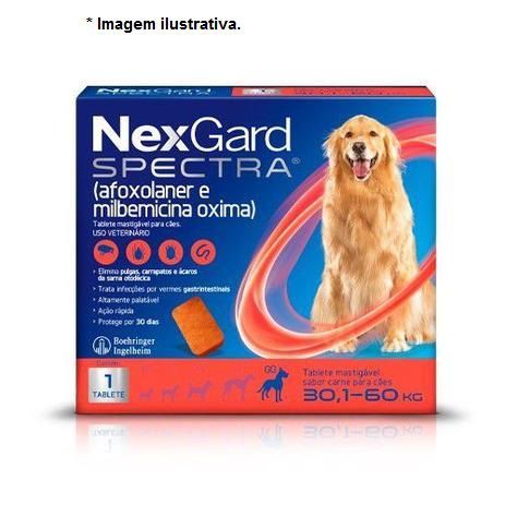Antipulgas e Carrapatos Nexgard Spectra Cães 30 à 60kg