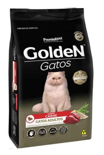 Ração Gatos Adultos Golden Carne